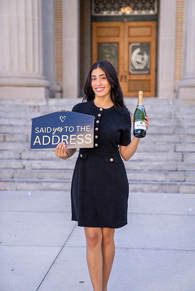 Melissa helps many clients say yes to the address!